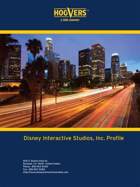 Disney Interactive Studios Inc Profile