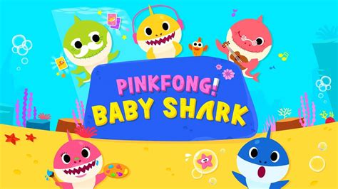 Download Baby Shark Family Swimming Under the Sea | Wallpapers.com