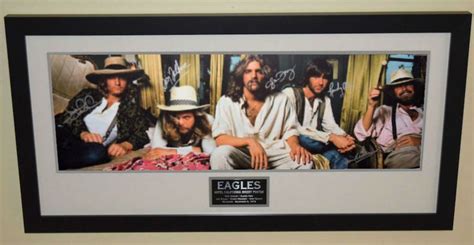 Eagles Signed Poster, Don Henley, Glenn Frey, Joe Walsh, Don FelderROCK ...