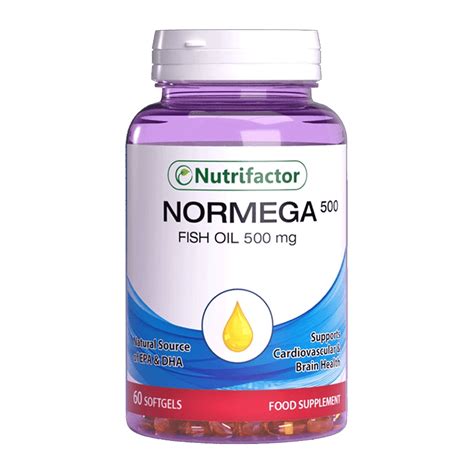 Buy Nutrifactor Normega Fish Oil 500mg, 60 Ct Online in Pakistan | My ...