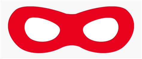 Red Superhero Mask Printable , Free Transparent Clipart - ClipartKey