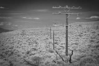 Telegraph Poles in Black and White | See where this picture … | Flickr