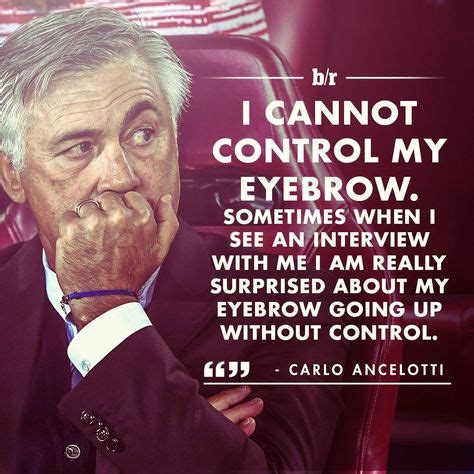 Pin by Saint GHS on Ghs Funny Fav | Interview, Carlo ancelotti, Eyebrows