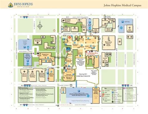 Jhu Medical Campus Map