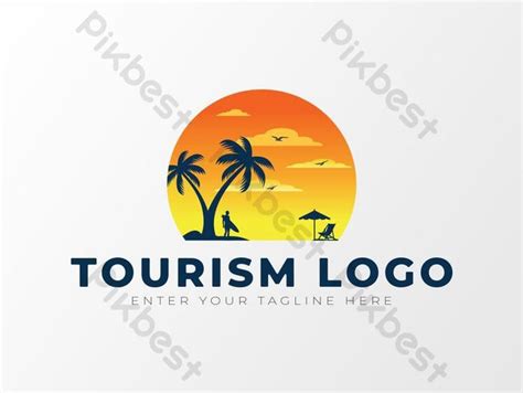 Tourism Logo Design Vector Graphic Element PNG Images | PSD Free ...