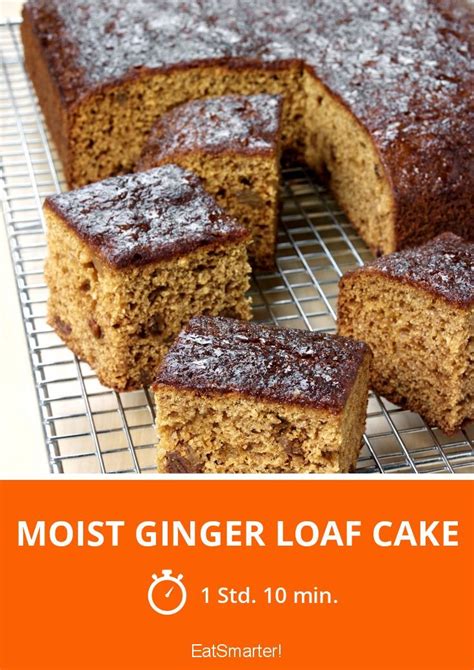 Moist Ginger Loaf Cake - smarter - Ready in: 1 hr 10 mins | eatsmarter ...