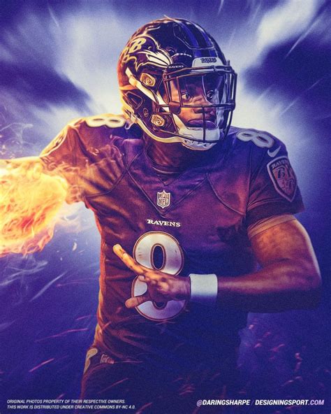 Lamar Jackson, Baltimore Ravens | Daring Boy Interactive | Baltimore ravens football, Nfl ...