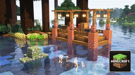 6 Epic Minecraft Dock Design Ideas 🔥 Dock is a great place to moor your ...