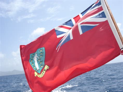 Flag Of The British Virgin Islands - A Symbol Of Martyred Vi