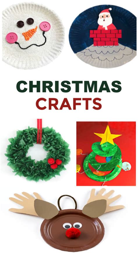 Holiday Paper Plate Crafts