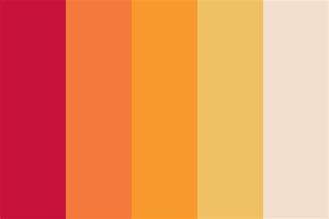 Colorful analogous Color Palette