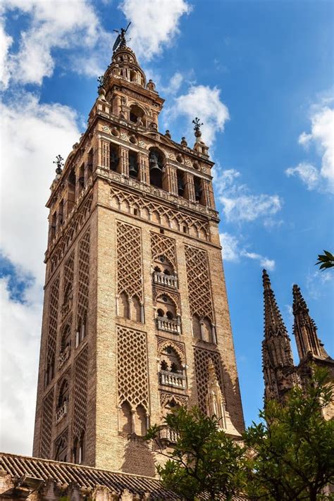 Giralda Bell Tower Seville Cathedral Spain Stock Image - Image of cathedral, religious: 33847327