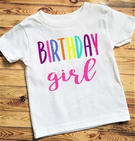 Birthday Girl Pink Shirt Birthday Party Birthday Girl Birthday | Etsy