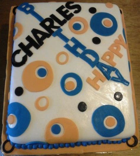 Happy Birthday Charles - Vanilla Butter Rum Cake Birthday Cake, Happy ...