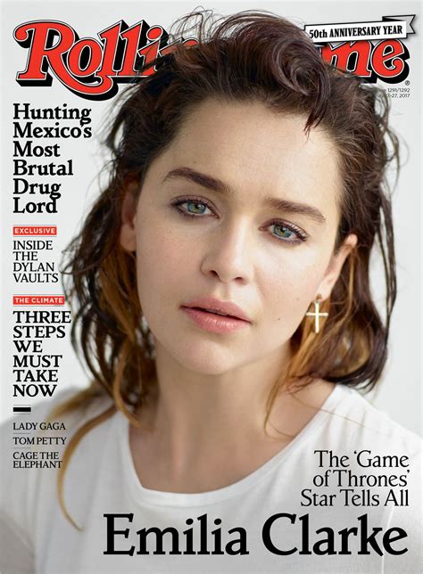 Emilia Clarke - Rolling Stone Magazine July 2017 Cover and Photo • CelebMafia