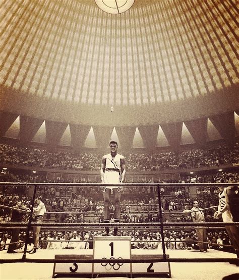 18 year-old Muhammad Ali stands alone at the 1960 Rome Olympics ...