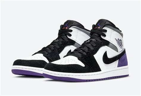 Air Jordan 1 Mid SE Purple 852542-105 Release Date - SBD