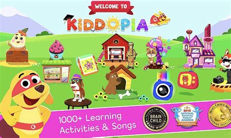 Kiddopia is an edutainment app that makes learning fun for small children. While a typical one ...