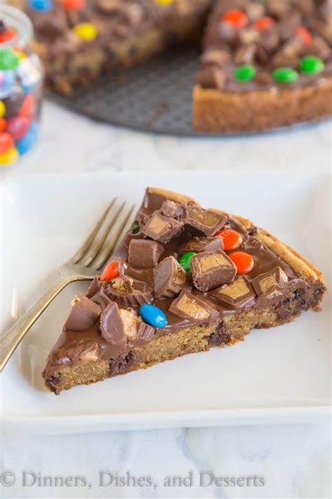 Candy Bar Cookie Pizza