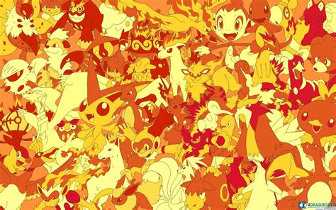 Fire Type Pokemon Wallpaper