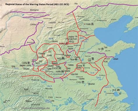 The Regional State of Zhao 趙 (www.chinaknowledge.de)