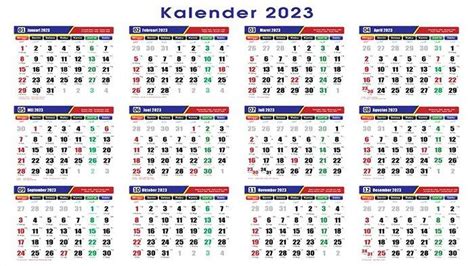 Kalender 2023 Lengkap Libur Nasional Dan Cuti Bersama Paling Banyak | CLOOBX HOT GIRL