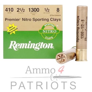 .410 Bore 2-1/2" 1/2 oz #8 Shot 25rnd/Box