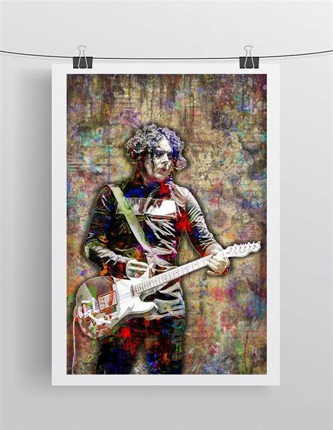 Jack White Poster, Jack White of The White Stripes Gift, Jack White ...