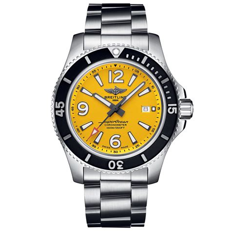 OceanicTime: BREITLING Superocean Auto 44 YELLOW