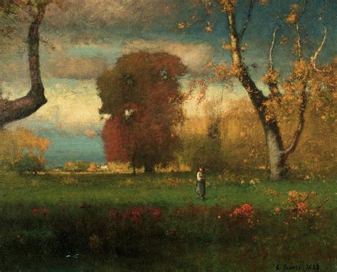 Landscape, 1888 Painting by George Inness - Pixels