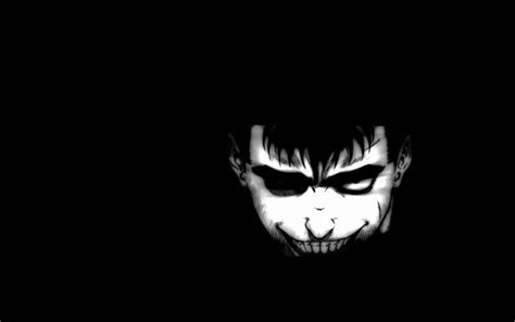 character portrait wallpaper #Guts #Berserk Kentaro Miura #minimalism black background #anime ...