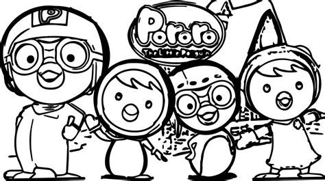 Dibujos De Crong Poby Y Pororo Para Colorear Para Colorear Pdmrea | The ...