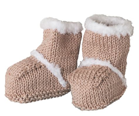 KNITTING PATTERN Pdf/baby Ugg Boots/3-6 Months/winter/booties/digital ...