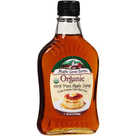 Maple Grove Farms® Organic 100% Pure Maple Syrup 8.5 fl. oz. Bottle ...