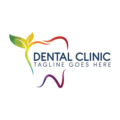 Premium Vector | Green fresh tooth dental leaf logo vector design dental care or dentist logo design