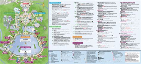 Epcot Map Walt Disney World - Updated October 2021!