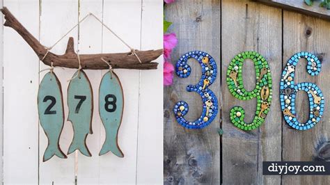 35 Creative DIY House Numbers