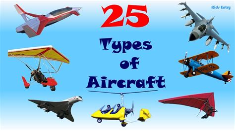 Types of Aircraft | 25 Types of Airplanes | Types of Air Vehicles ...