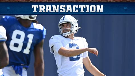 Colts Sign K Lucas Havrisik To Reserve/Future Contract