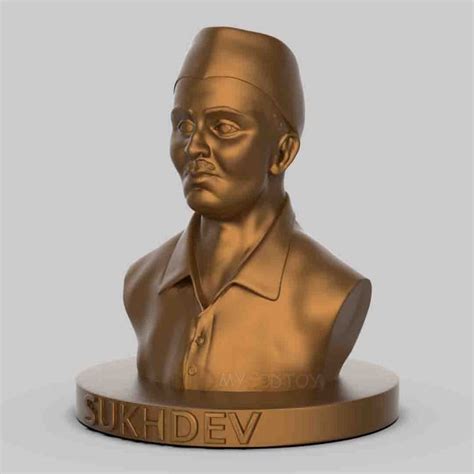 Freedom Fighter Sukhdev Sculpture - My 3D Toy