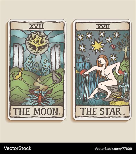 Tarot cards Royalty Free Vector Image - VectorStock