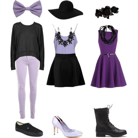 purple and black outfits | Dresses Images 2022