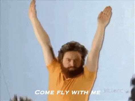 Come Fly With Me GIF - ComeFlyWithMe ZachGalifianakis - Discover & Share GIFs