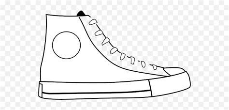 Converse Clipart Printable - Pete The Cat Shoe Template Printable Png ...