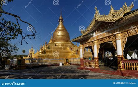 Kuthodaw Pagoda, Mandalay, Myanmar Stock Photo - Image of buddist, marazein: 53628242