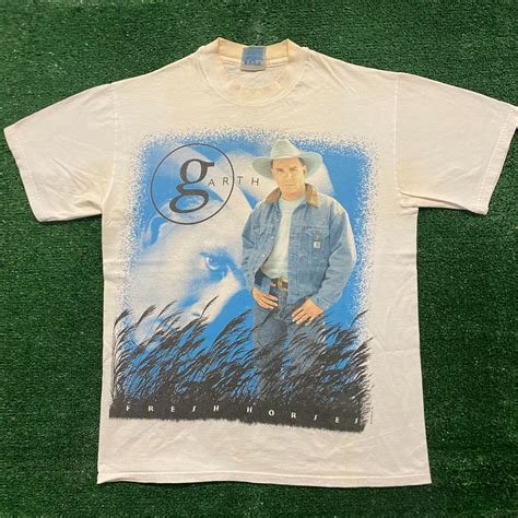 Vintage Vintage 90s Essential Garth Brooks Fresh Horses Tour T-Shirt ...