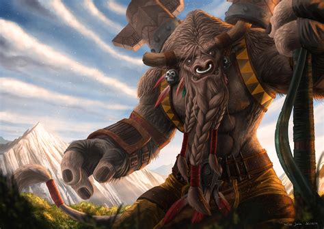 World of Warcraft Tribute Cairne Bloodhoof by NOOSBORN on DeviantArt