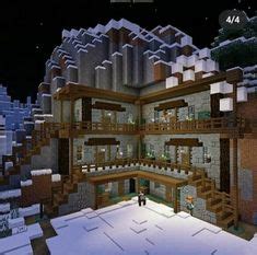 39 Minecraft mountain house ideas | minecraft, minecraft blueprints ...