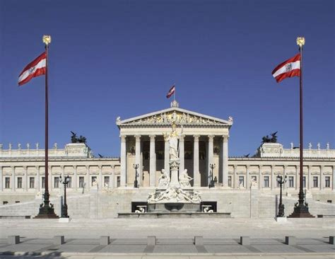 Austrian Parliament building Vienna renovation project