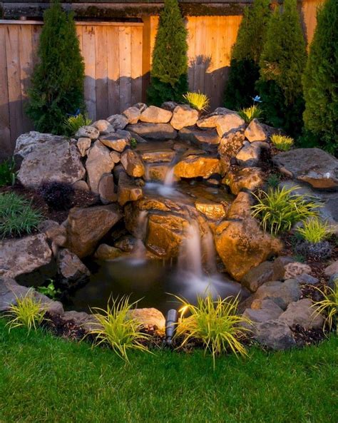 26+ Cool Water Features Ideas Low Budget | Cachoeira de jardim, Belos ...